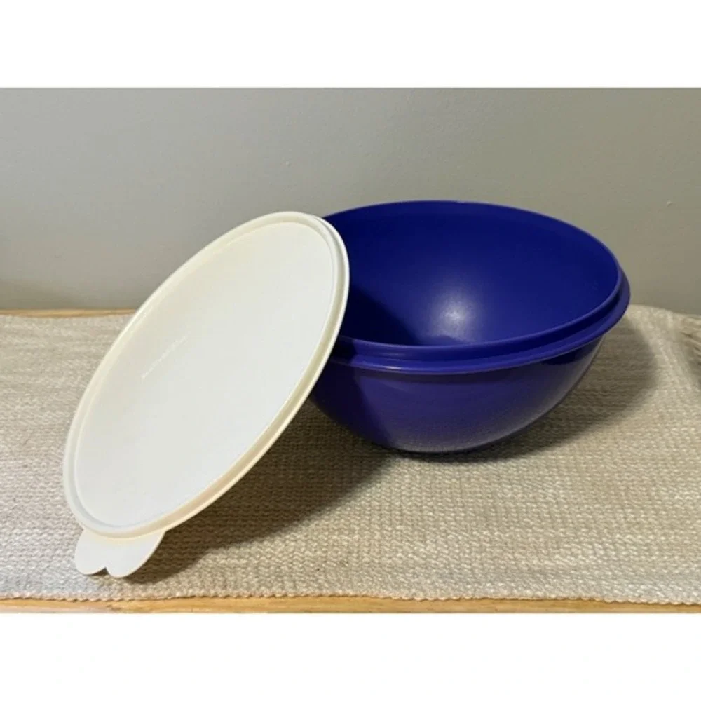 10pc Tupperware Mixing Bowls Lids Colorful Plastic Kitchen‎ Storage Containers